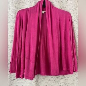 Cyrus Pink Open Front Cardigan Long
Sleeve Sweater Womens M